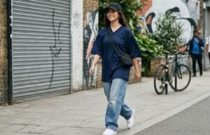 Y2K Baggy Streetwear With Denim Or Cargo Pants