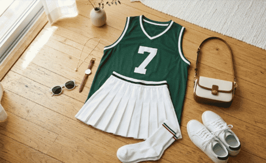 Jersey With A Tennis Skirt Or Denim Mini