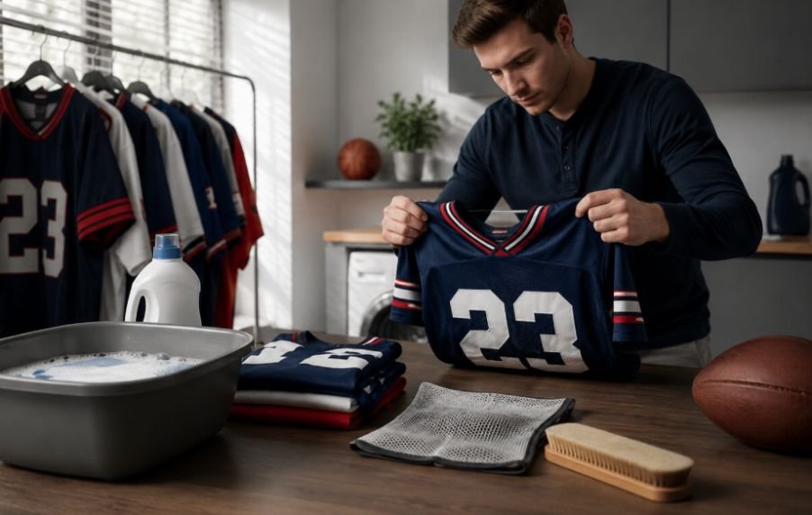 The Jersey Maintenance Tips That Help Prevent Fading, Stretching, and Damage